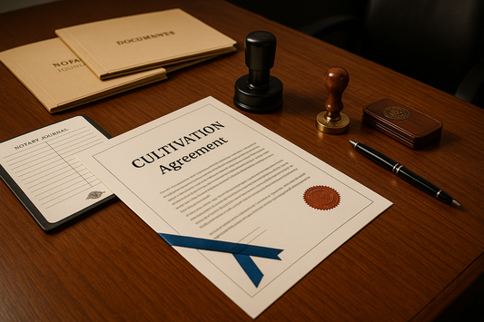 CULTIVATION Agreement Notarization 